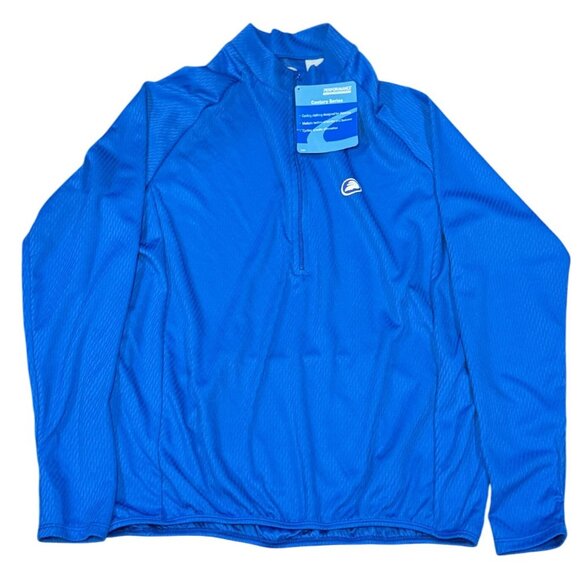 NEW Century II Rear 3 Pockets Mens Blue Long Sleeve Cycling Jersey Performance - Picture 3 of 11